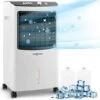 OneConcept Climatiseur Mobile 3 En 1, Climatiseur Portable Avec Humidificateur, Ventilateur, Climatiseur Mobile Sans Évacuation, 2 Pack Glacons, Minuterie, 3 Modes, 65W, Puissant Débit D'Air 360m³/h 1 OneConcept Climatiseur Mobile 3 En 1, Climatiseur Portable Avec Humidificateur, Ventilateur, Climatiseur Mobile Sans Évacuation, 2 Pack Glacons, Minuterie, 3 Modes, 65W, Puissant Débit D'Air 360m³/h -Climatiseur Et Ventilateur 12605222 1