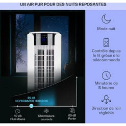 Klarstein Rafraichisseur D'Air 4 En 1, Climatiseur Portable, Humidificateur, Ventilateur, Climatiseur Mobile Sans Évacuation, Silencieux, Pack Glacon, Réservoir 3.5L, 60W, Puissant Débit D'Air 486m³/h 10 Klarstein Rafraichisseur D'Air 4 En 1, Climatiseur Portable, Humidificateur, Ventilateur, Climatiseur Mobile Sans Évacuation, Silencieux, Pack Glacon, Réservoir 3.5L, 60W, Puissant Débit D'Air 486m³/h -Climatiseur Et Ventilateur 12605261 4