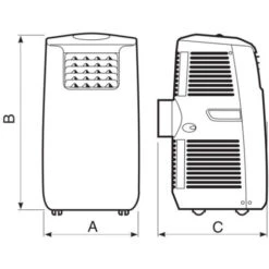 Climatiseur Mobile Vortice KRYO POLAR EVO 11000BTU Gaz R290 65001 -Climatiseur Et Ventilateur 13458424 3