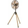Ventilateur Sur Pied En Aspect Bois Domo -Climatiseur Et Ventilateur 13973327 1