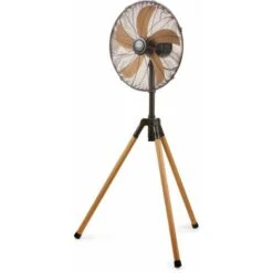 Ventilateur Sur Pied En Aspect Bois Domo