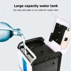 Mini Ventilateur De Bureau Climatiseur USB 7.5W 3 Vitesses 16.5 X 16.5 X 19 Cm ≤35dB 11 Mini Ventilateur De Bureau Climatiseur USB 7.5W 3 Vitesses 16.5 X 16.5 X 19 Cm ≤35dB -Climatiseur Et Ventilateur 17478782 5