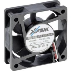 X-Fan RDH6025S2 Ventilateur Axial 24 V/DC 25.8 M³/h (L X L X H) 60 X 60 X 25 Mm