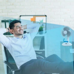 Suntec Ventilateur De Table CoolBreeze 4000 TV Ø 40 Cm, Silencieux, 3 Vitesses, Puissance Max. 50 W -Climatiseur Et Ventilateur 19322962 4