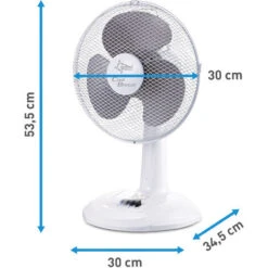 Suntec Ventilateur De Table CoolBreeze 4000 TV Ø 40 Cm, Silencieux, 3 Vitesses, Puissance Max. 50 W -Climatiseur Et Ventilateur 19322962 5
