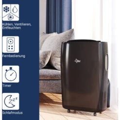 SUNTEC Climatiseur Mobile PROGRESS 9.000 Eco R290, Climatiseur Portable 3 En 1 (2,6 KW) 80 M³/ 34 M² (9.000 BTU) [Classe énergétique A] -Climatiseur Et Ventilateur 19322981 3