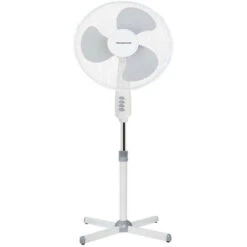 Ventilateur Sur Pied Blanc TECNOLUX - Diamètre 40 Cm
