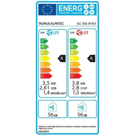 Climatiseur Mobile Réversible 12000 BTU/3500w 35m2 Avec Kit - Ac350rvkt-1 - Taurus Alpatec 4 Climatiseur Mobile Réversible 12000 BTU/3500w 35m2 Avec Kit - Ac350rvkt-1 - Taurus Alpatec – Image 2