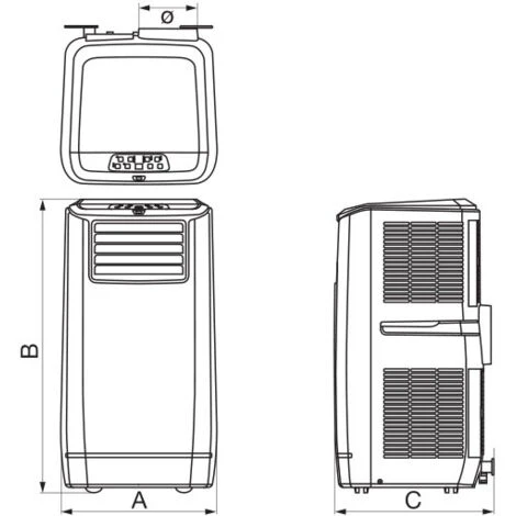 Climatiseur Monobloc Mobile VortIce 2600W 5 Climatiseur Monobloc Mobile VortIce 2600W – Image 3