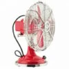 H.KOENIG JOE50 Ventilateur Design Métal Rouge -Climatiseur Et Ventilateur 25614374 1