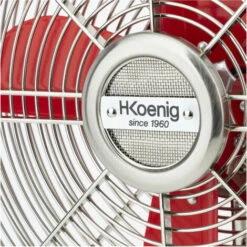 H.KOENIG JOE50 Ventilateur Design Métal Rouge -Climatiseur Et Ventilateur 25614374 4