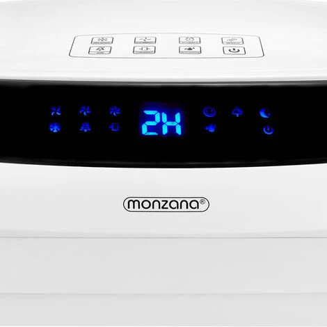 Rafraîchisseur D'air Mobile Blanc 4 En 1 Ventilateur Humidificateur Ioniseur 65W 3 Flux D'air Réservoir 10L Télécommande 6 Rafraîchisseur D'air Mobile Blanc 4 En 1 Ventilateur Humidificateur Ioniseur 65W 3 Flux D'air Réservoir 10L Télécommande – Image 4