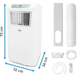 FREEZE 9.000 Eco R290 - Climatiseur Portable 3 En 1 (2,6 KW) 80 M³ / 34 M² (9.000 BTU) -Climatiseur Et Ventilateur 33649048 3
