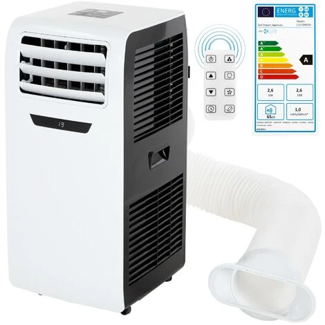 Climatiseur Mobile 9000 BTU 2600W Ventilateur Refroidisseur 4en1 + Télécommande 4 Climatiseur Mobile 9000 BTU 2600W Ventilateur Refroidisseur 4en1 + Télécommande – Image 2