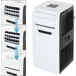 Climatiseur Mobile 9000 BTU 2600W Ventilateur Refroidisseur 4en1 + Télécommande 10 Climatiseur Mobile 9000 BTU 2600W Ventilateur Refroidisseur 4en1 + Télécommande -Climatiseur Et Ventilateur 34978737 4