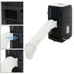 Climatiseur Mobile 9000 BTU 2600W Ventilateur Refroidisseur 4en1 + Télécommande 11 Climatiseur Mobile 9000 BTU 2600W Ventilateur Refroidisseur 4en1 + Télécommande -Climatiseur Et Ventilateur 34978737 5