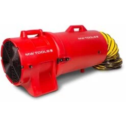 Ventilateur Extracteur Mobile Avec Tuyau D'extraction Et Porte-tuyau 300 Mm - 750 W MW-Tools MVH300PPSET