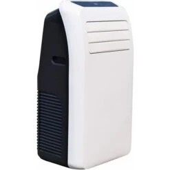 Climatiseur Mobile Verdi+ 12000 BTU - 40m² Noir Et Blanc - Prog - 3-en-1 - VOLTMAN