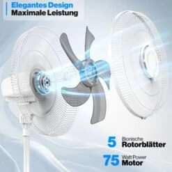 KESSER® Ventilateur Sur Pied Frosty à Eau Refroidissement Par Eau à Pulvérisation D'ultrasons, Télécommande Incluse, Fonction Minuterie, Humidificateur Silencieux, Fonction Brumisation, Humidificateur 10 KESSER® Ventilateur Sur Pied Frosty à Eau Refroidissement Par Eau à Pulvérisation D'ultrasons, Télécommande Incluse, Fonction Minuterie, Humidificateur Silencieux, Fonction Brumisation, Humidificateur -Climatiseur Et Ventilateur 51605206 4