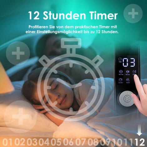 KESSER® Ventilateur Sur Pied Avec Télécommande Et Affichage LED - Minuterie, 12 vitesses - Oscillation Silencieuse 80 degrés - Ventilateur Réglable En Hauteur 120 - 135 cm - Tête Inclinable 35 degrés, 5 KESSER® Ventilateur Sur Pied Avec Télécommande Et Affichage LED - Minuterie, 12 vitesses - Oscillation Silencieuse 80 degrés - Ventilateur Réglable En Hauteur 120 - 135 cm - Tête Inclinable 35 degrés, – Image 4