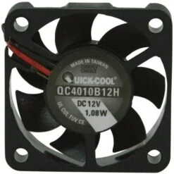 QuickCool QC4010B12H Ventilateur Axial 12 V/DC 12.23 M³/h (L X L X H) 40 X 40 X 10 Mm
