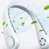 Ventilateur Portable Cou, Ventilateur USB Mains Libres Sans Lame, Mini Ventilateur De Cou Silencieux Sans Pale Rechargeable, Flux D’air à 360° ,Blanc,GUazhuni -Climatiseur Et Ventilateur 53993214 1