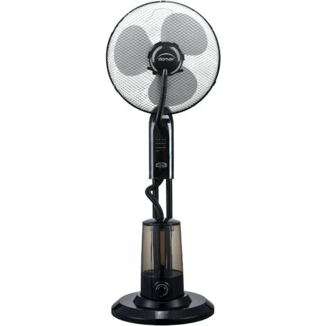 DOMAIR MF25N - Brumiventilateur - 75 Watts - 3 Vitesses - 2646 M3/h - Réservoir D'eau 3 Litres - Avec Télécommande - Noir 3 DOMAIR MF25N - Brumiventilateur - 75 Watts - 3 Vitesses - 2646 M3/h - Réservoir D'eau 3 Litres - Avec Télécommande - Noir