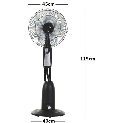 O'Fresh Ventilateur Brumisateur D'interieur 115cm - Surface De 15m² 5 O'Fresh Ventilateur Brumisateur D'interieur 115cm - Surface De 15m² – Image 3