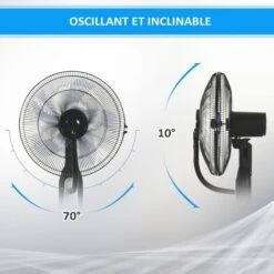 O'Fresh Ventilateur Brumisateur D'interieur 115cm - Surface De 15m² 11 O'Fresh Ventilateur Brumisateur D'interieur 115cm - Surface De 15m² -Climatiseur Et Ventilateur 55069462 5