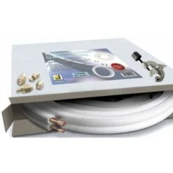 MBM KIT Tuyaux En Cuivre Climatiseur 1/4 3/8 10 Mt Raccords Tuyau De Condensat Climatisation