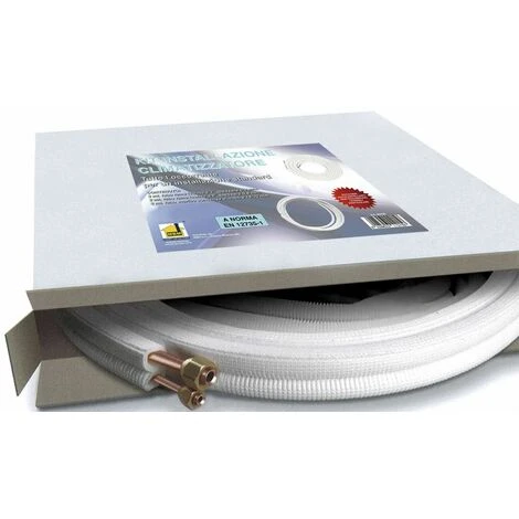 Kit Tuyaux En Cuivre Climatiseur 1/4 3/8 10 Mt Raccords Tuyau De Condensat Climatisation 3 Kit Tuyaux En Cuivre Climatiseur 1/4 3/8 10 Mt Raccords Tuyau De Condensat Climatisation