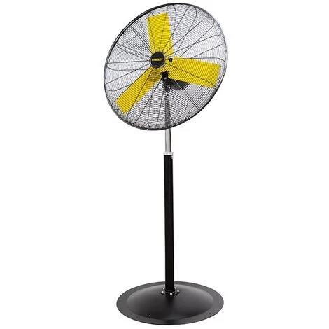 Stanley VENTILATEUR SUR PIED - ACIER - Ø 76 Cm - NOIR/JAUNE 3 Stanley VENTILATEUR SUR PIED - ACIER - Ø 76 Cm - NOIR/JAUNE