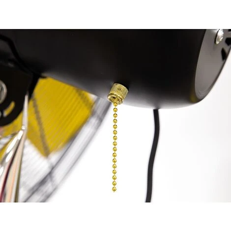 Stanley VENTILATEUR SUR PIED - ACIER - Ø 76 Cm - NOIR/JAUNE 5 Stanley VENTILATEUR SUR PIED - ACIER - Ø 76 Cm - NOIR/JAUNE – Image 3