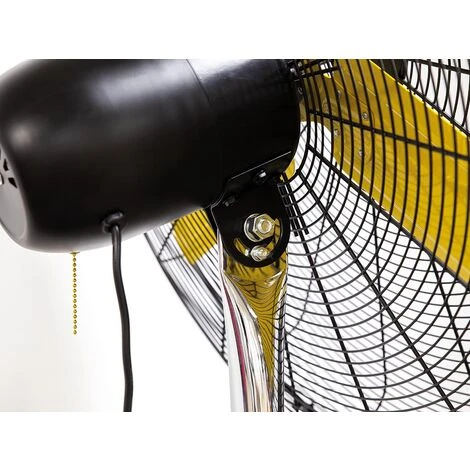Stanley VENTILATEUR SUR PIED - ACIER - Ø 76 Cm - NOIR/JAUNE 6 Stanley VENTILATEUR SUR PIED - ACIER - Ø 76 Cm - NOIR/JAUNE – Image 4