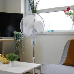 Ventilateur Sur Pied Easymate RD 40 3 Vitesses Pied Réglable 80 à 100 Cm Tête Inclinable - Lot De 5 9 Ventilateur Sur Pied Easymate RD 40 3 Vitesses Pied Réglable 80 à 100 Cm Tête Inclinable - Lot De 5 -Climatiseur Et Ventilateur 58048078 3