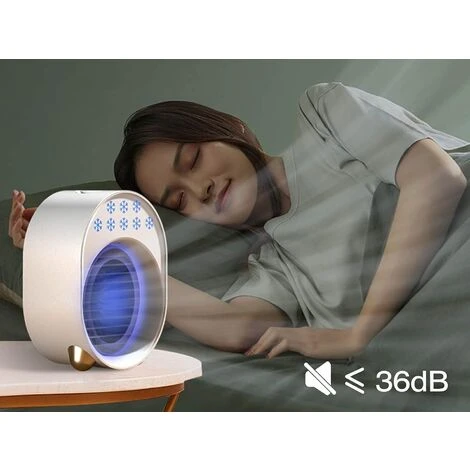 Mini Climatiseur Portable,Climatiseur Mobile Sans Évacuation,Ventilateur Silencieux Chambre,Climatiseur Mobile Silencieux,Clim Portable Rechargeable USB Petit Humidificateur Air 3600mAh 4 En 1,Blanc [ 6 Mini Climatiseur Portable,Climatiseur Mobile Sans Évacuation,Ventilateur Silencieux Chambre,Climatiseur Mobile Silencieux,Clim Portable Rechargeable USB Petit Humidificateur Air 3600mAh 4 En 1,Blanc [ – Image 4