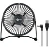 Mini Ventilateur De Bureau Noir - 5V - D13cm - Rechargeable USB - Sans Fil -Climatiseur Et Ventilateur 60271810 1
