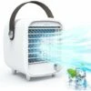 Climatiseur Mobile Petit Et Portable, Climatiseur/Ventilateur/Humidificateur Portable 3 En 1, Mini Climatiseur Basse Consommation, Climatiseur Personnel Blanc-BDD -Climatiseur Et Ventilateur 65377974 1