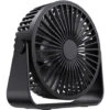 Ventilateur De Bureau USB, Ventilateur De Table à 3 Vitesses, Ventilateur Silencieux Réglable à 360 °, Ventilateur Portable, Voiture, Camping En Plein Air-noir BF -Climatiseur Et Ventilateur 65653327 1