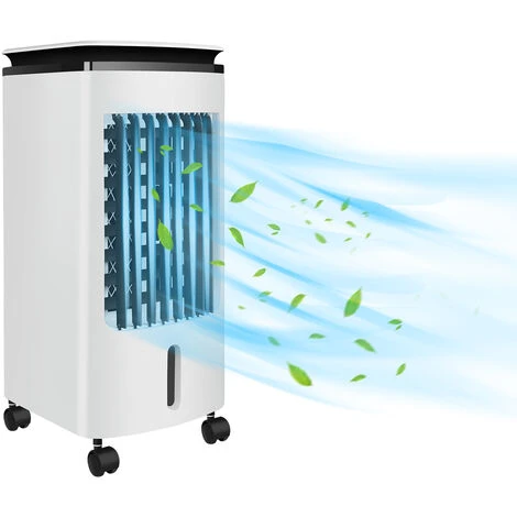 Froadp 80W Climatiseur Portatif, Climatisation Mobile Sans Tuyau D'échappement, Ventilateur D’humidification 3 En 1, Refroidisseur D'air Avec Fonction De Purification (Capacité De 4 Litres) 3 Froadp 80W Climatiseur Portatif, Climatisation Mobile Sans Tuyau D'échappement, Ventilateur D’humidification 3 En 1, Refroidisseur D'air Avec Fonction De Purification (Capacité De 4 Litres)