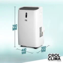 Climatiseur Mobile 16000BTU - 4.7KW Avec Télécommande - Cool Clima -Climatiseur Et Ventilateur 67254725 4
