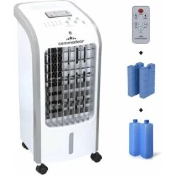 MaxxGarden Rafraîchisseur D'Air - Commodoor Premium AirCooler – Avec Des Sacs De Refroidissement – Avec Télécommande