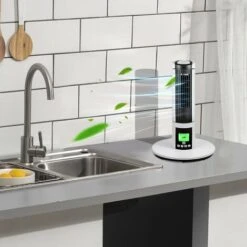 Ventilateur Colonne - Ventilateur Tour Silencieux Avec Design Pratique - à Économie D'Énergie Avec Fonction De Refroidissement - MaxxHome -Climatiseur Et Ventilateur 72493025 4