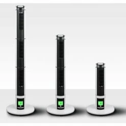 Ventilateur Colonne - Ventilateur Tour Silencieux Avec Design Pratique - à Économie D'Énergie Avec Fonction De Refroidissement - MaxxHome -Climatiseur Et Ventilateur 72493025 5