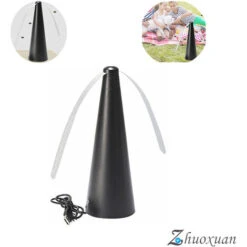 Ventilateur Anti-mouches électronique Antiparasitaire Charge USB éloigne Les Mouches Moustiques/mouches/insectes De Votre Nourriture, Repas Extérieur/intérieur Ventilateur Anti-mouches Portable - Le N