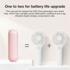 Ventilateur Portatif Rechargeable Petit Ventilateur De Poche Portable à Piles - Ventilateur De Bureau Portatif à Refroidissement Silencieux Pour Bureau, Shopping, Voyage, Camping En Plein -Climatiseur Et Ventilateur 88773484 4