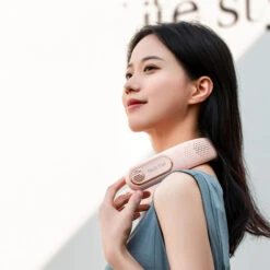 Ventilateur De Cou Portable, Ventilateur Mains Libres Sans Pale, Ventilateur Personnel Portable Fonctionnant Avec Une Batterie De 4000 MAh, Ventilateur USB, 3 Vitesses - Ventilateur De Cou Blanc 4000 -Climatiseur Et Ventilateur 89874929 4