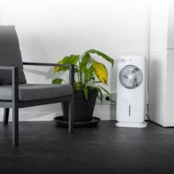 Rafraichisseur D'air Oscillant 65 W - 5.5L - Ventilateur - Humidificateur - Cool Clima 11 Rafraichisseur D'air Oscillant 65 W - 5.5L - Ventilateur - Humidificateur - Cool Clima -Climatiseur Et Ventilateur 90499521 5