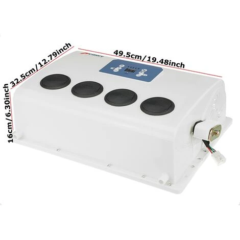 Mini Climatiseur Climatisation électrique Mobile Ventilateur De Refroidissement Pour Voiture Véhicule Camion Portable 12V IP54 1800W 350m 3/ H 6 Mini Climatiseur Climatisation électrique Mobile Ventilateur De Refroidissement Pour Voiture Véhicule Camion Portable 12V IP54 1800W 350m 3/ H – Image 4