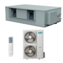HISENSE AIR CONDITIONER DUCTED AIR CONDITIONER HSP INVERTER 85000 BTU AUD250UX4RPH8 THREE PHASE R-32 WI-FI OPTIONAL WITH WIRE CONTROL AND REMOTE CONTROL AS STANDARD